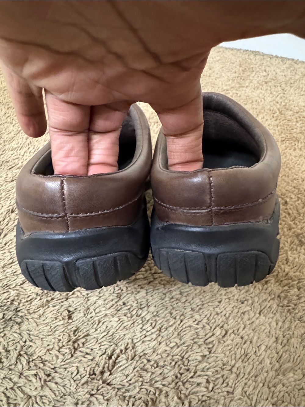 Merrell Encore Nova  Slip-On Leather Clogs Women Brown size 9 Comfort Casual - Picture 5 of 6